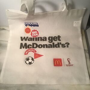 McDonald’s 2022 FIFA World Cup Qatar Promotional Tote Bag -Wanna Get McDonald's?